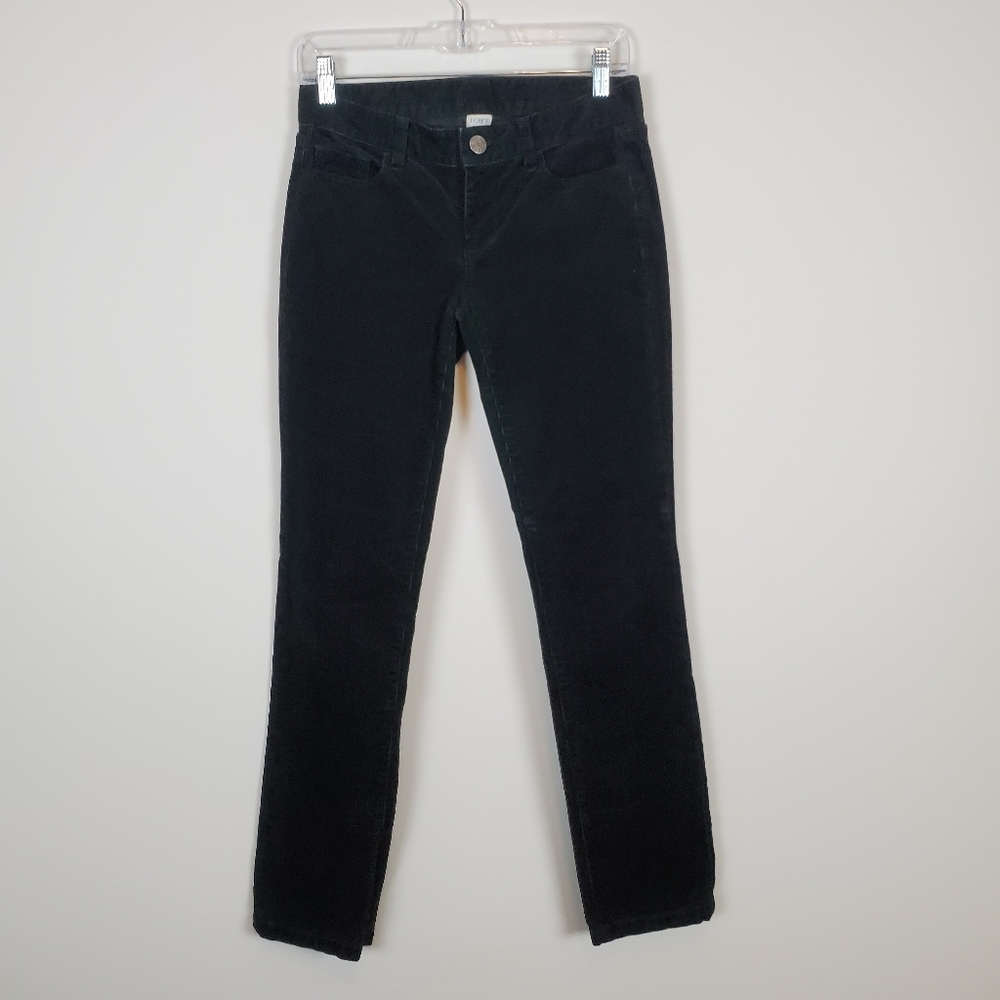 J CREW Black Corduroy City Fit Pants 25 Short